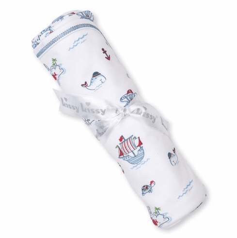 Kissy Kissy Pirates Ahoy Print Blanket S21PA08P