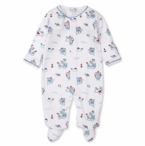 Kissy Kissy Pirates Ahoy Print Footie S21PA04P