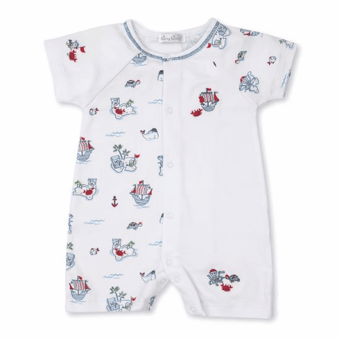 Kissy Kissy Pirates Ahoy Print Short Playsuit S21PA23P