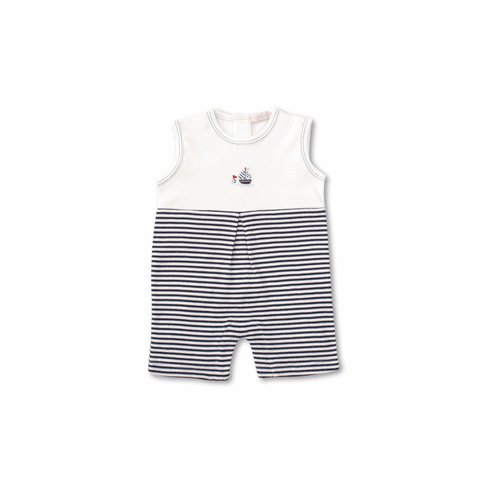 Kissy Kissy Premier Brigantine Sleeveless Short Playsuit S20PB36Navy