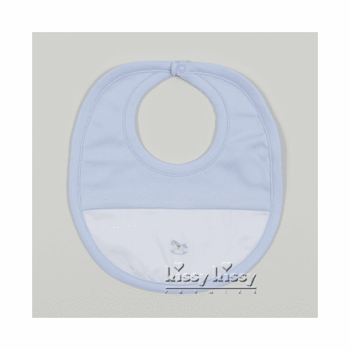 Kissy Kissy Premier Rocking Horse bib F15563-13lightblue