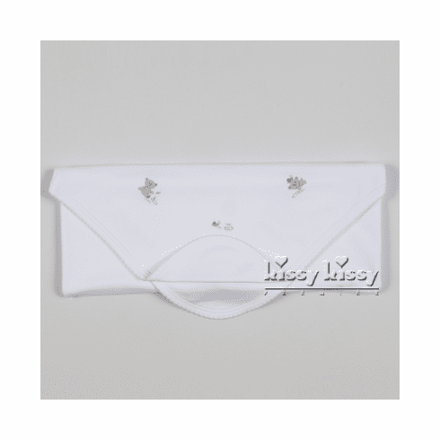 Kissy Kissy Premier Sweet Bear and Dog Blanket S14553-08silver