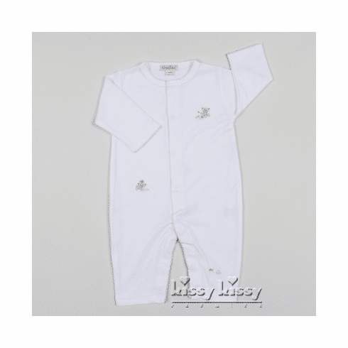 Kissy Kissy Premier Sweet Bear and Dog Playsuit S14553-10silver