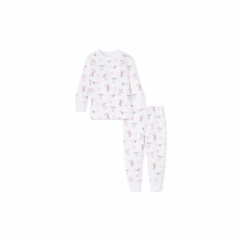 Kissy Kissy Puppy Park Print Long Pajamas S19PP190Pc