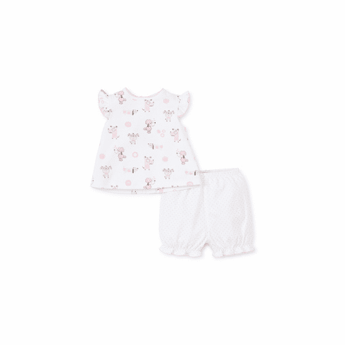 Kissy Kissy Puppy Park Print Sunsuit S19PP42P