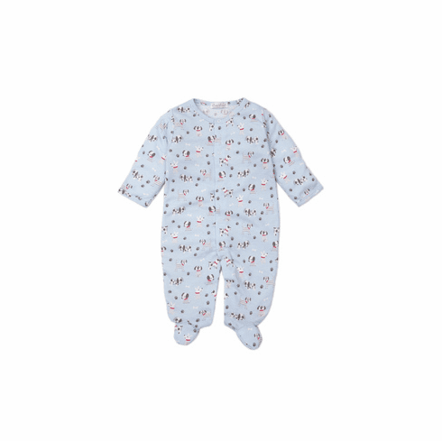 Kissy Kissy Puppy Posse Print Footie F20PP04P