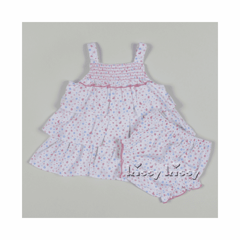 Kissy Kissy Puppy's Garden Tank Dress w/Diap. Cov. S15236-43