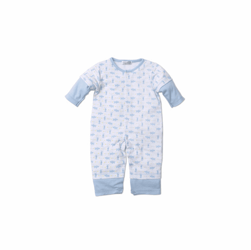 Kissy Kissy Pups in a Row Playsuit F19PR10blue