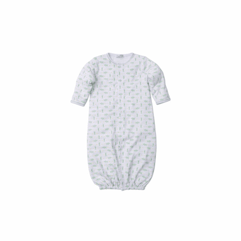 Kissy Kissy Pups in a Row Print Convertible Gown F19PR14Pcelery