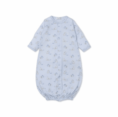 Kissy Kissy Pups in Action Print Convertible Gown F24PIA14pbl