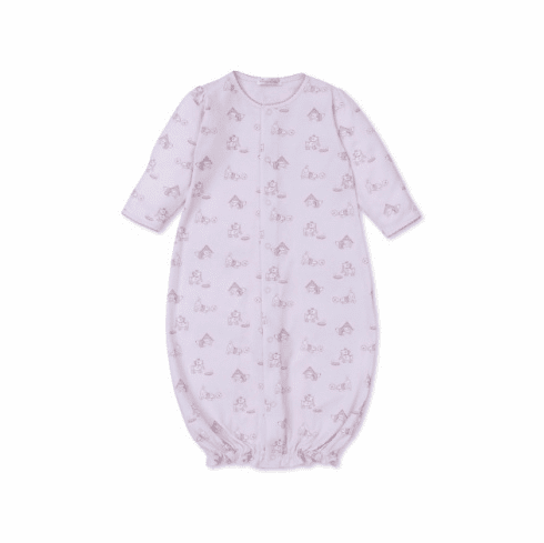 Kissy Kissy Pups in Action Print Convertible Gown F24PIA14ppk