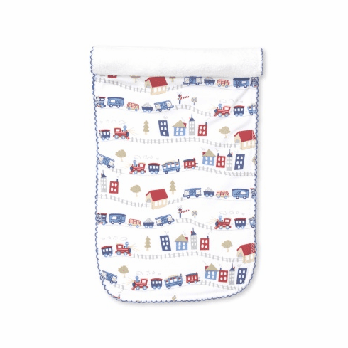 Kissy Kissy Railway Train Print Burp F21RT30P