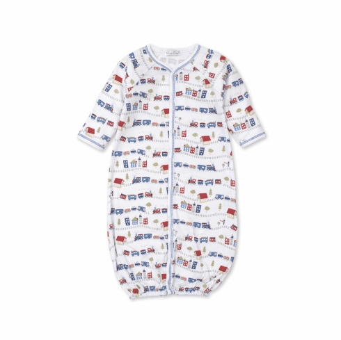 Kissy Kissy Railway Train Print Convertible Gown F21RT14P