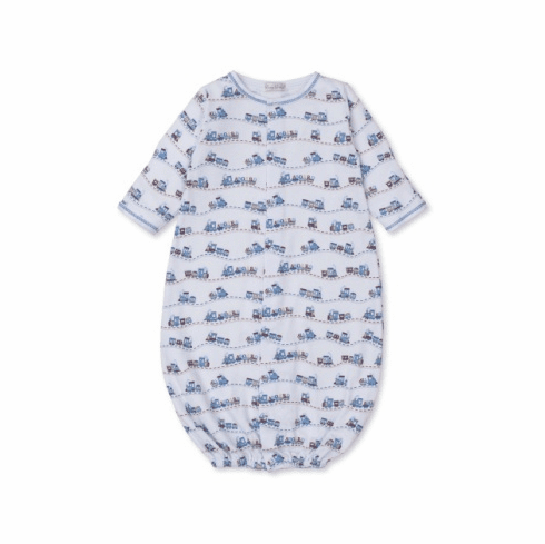 Kissy Kissy Rambling Railroad Print Convertible Gown KKF24RR14P