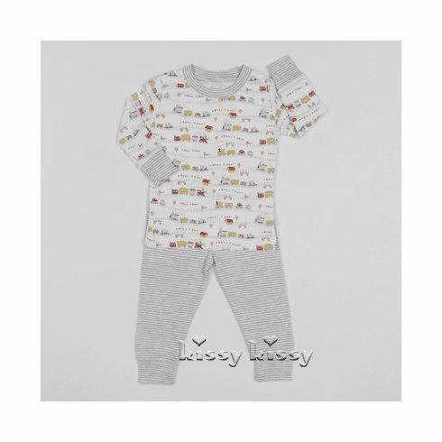 Kissy Kissy Red Caboose Pajamas F17435-190t