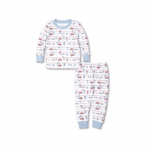 Kissy Kissy Rescue Rigs Print Long Pajamas F22RR190Pc