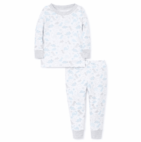 Kissy Kissy Roarsome Print Long Pajama Set S19RS190Pbluec