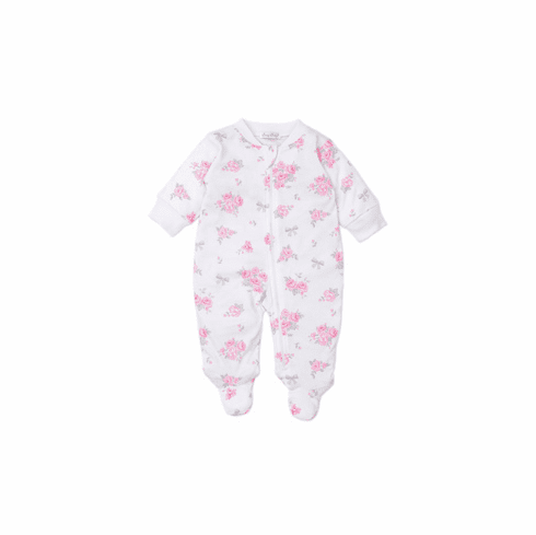 Kissy Kissy Roses Print Footie with Zipper F20R04PZ
