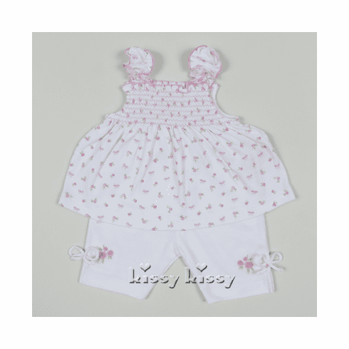 Kissy Kissy Rosy Capri Pant Set w/Tee S16290-119pink