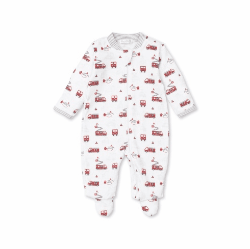 Kissy Kissy Ruff N Rescue Print Footie with Zipper SS2204PZ