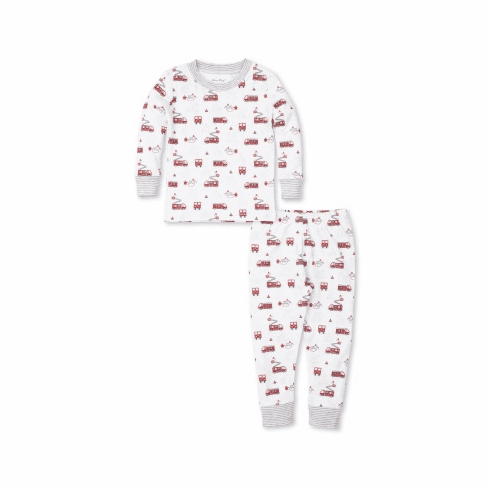 Kissy Kissy Ruff N Rescue Print Long Pajamas SS22190Pt