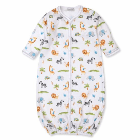 Kissy Kissy Safari Animals Print Convertible Gown S21SA14P