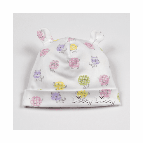 Kissy Kissy Safari Smiles Print Hat F17424-06Ppink