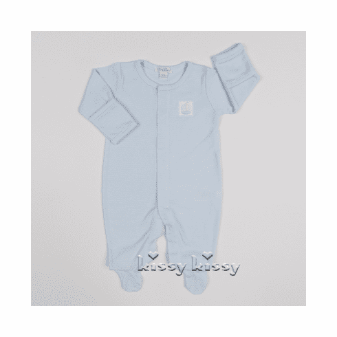 Kissy Kissy Sailor's Delight Stripe Footie S17125-04STblue
