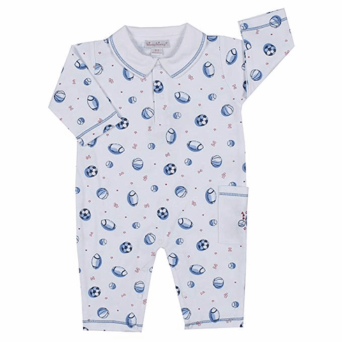 Kissy Kissy Saturday Sports Print Playsuit with Collar S15251-10PC