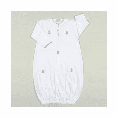 Kissy Kissy Scattered Specials Sack. White with Bears Emb650-11-59whlb