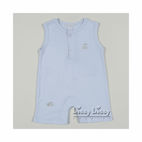 Kissy Kissy Scattered Transit Slvlss. Short Playsuit S15648-36blue