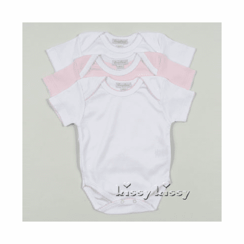 Kissy Kissy Sets 3 Pack S/S Body 384-83pinksolid