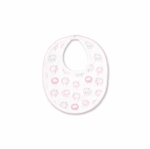 Kissy Kissy Shabby Sheep Print Bib SP20SS13Ppink
