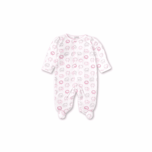 Kissy Kissy Shabby Sheep Print Footie SP20SS04Ppink