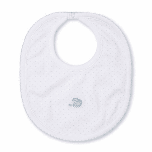 Kissy Kissy Sheep Scramble Print Bib S21SS13Pblue