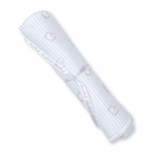 Kissy Kissy Sheep Scramble Print Burp S21SS30Pblue