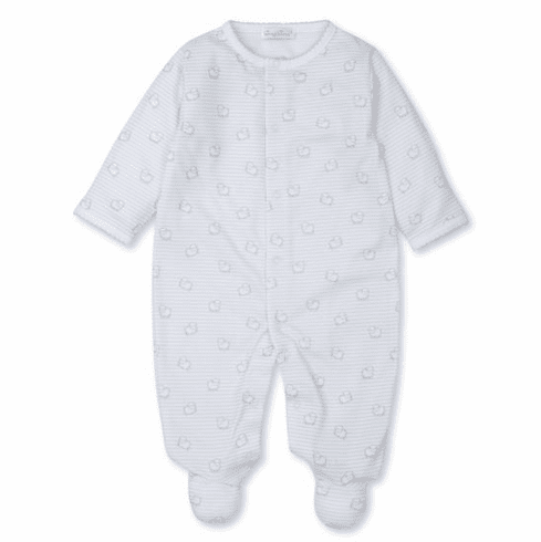 Kissy Kissy Sheep Scramble Print Footie S21SS04Pblue
