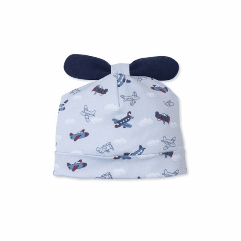 Kissy Kissy Sky High Planes Print Hat KKF24SHP06p