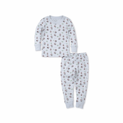 Kissy Kissy Slippery Slope Print Pajamas FSSF21190Pbluec