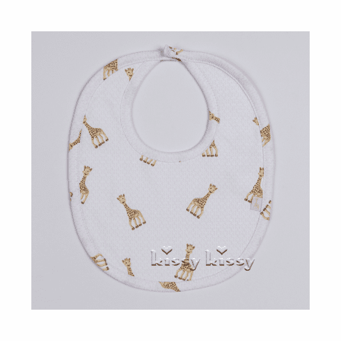 Kissy Kissy Sophie La Girafe Bib F16001-13pink