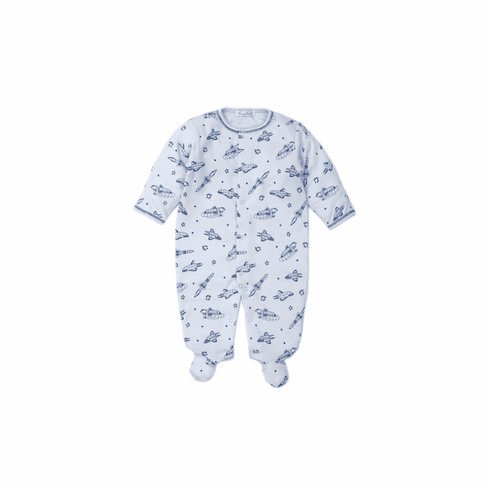 Kissy Kissy Space Ship Footie with Zipper F20SS04P