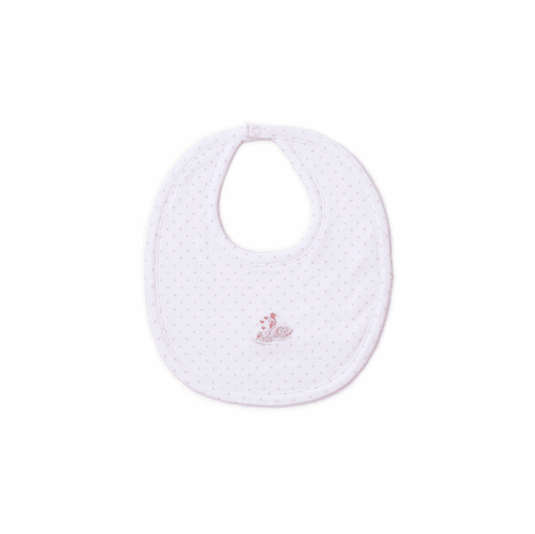 Kissy Kissy Sparkling Swans Comp. Bib F19SS13Cpink