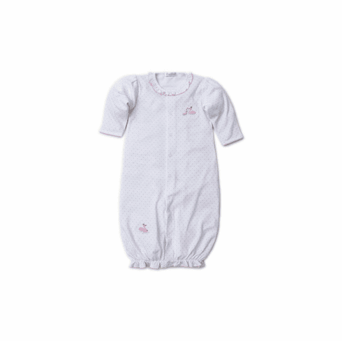 Kissy Kissy Sparkling Swans Convertible Gown with Ruffle F19SS14Rpink