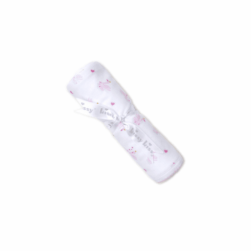 Kissy Kissy Sparkling Swans Print Blanket F19SS08Ppink