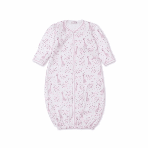 Kissy Kissy Speckled Giraffes Print Convertible Gown Pink F21SG14P