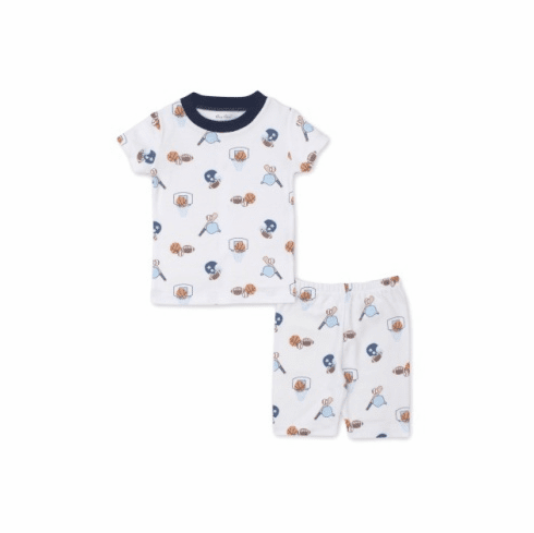 Kissy Kissy Sports Fun Short Pajamas S23SF193bb Size 8 and 10