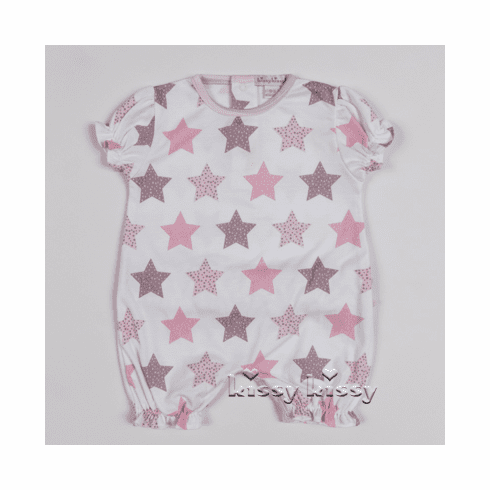 Kissy Kissy Star Lite Print Short Playsuit S17400-23Ppink