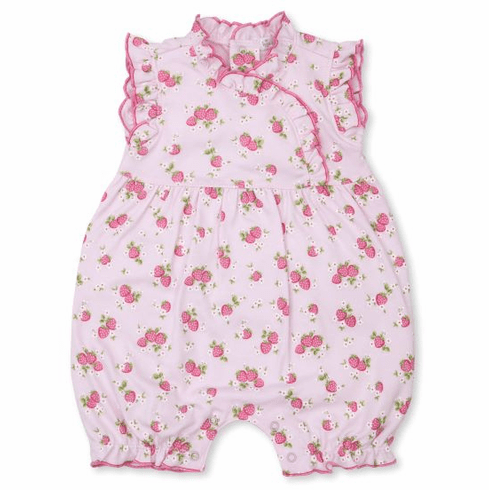 Kissy Kissy Strawberry Soiree Print Short Playsuit S21SS23P