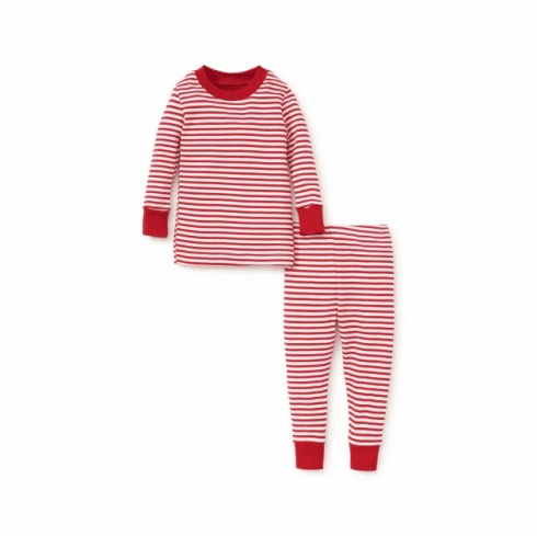 Kissy Kissy Stripe Red Two Piece Pajamas F22JA190Stc