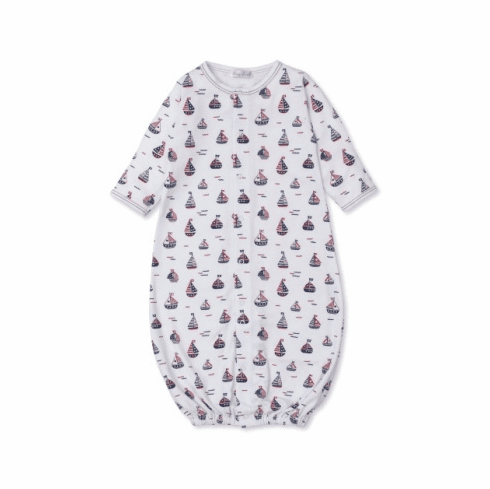 Kissy Kissy Summer Regatta Print Convertible Gown S24SR14P